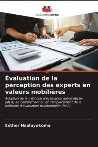 Kniha Evaluation de la perception des experts en valeurs mobilieres 
