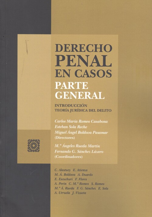 Kniha DERECHO PENAL EN CASOS. PARTE GENERAL. 