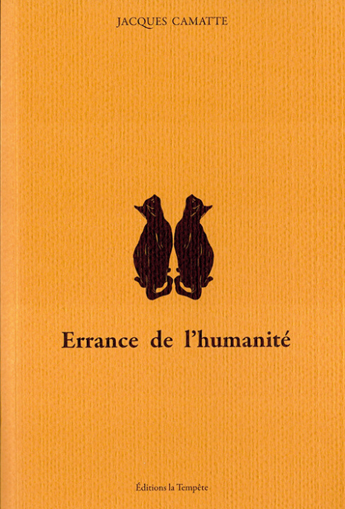 Knjiga Errance de l'humanité Camatte