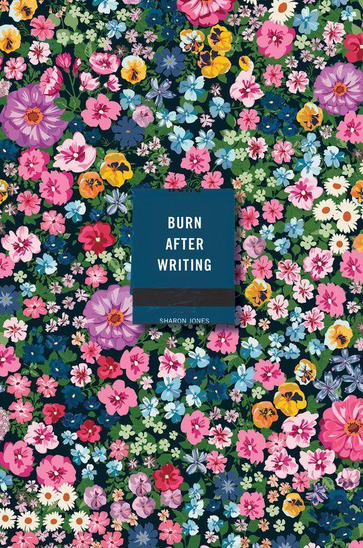 Kniha Burn After Writing (Floral) 