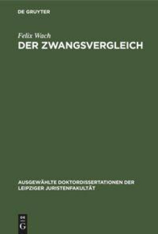 Knjiga Der Zwangsvergleich 