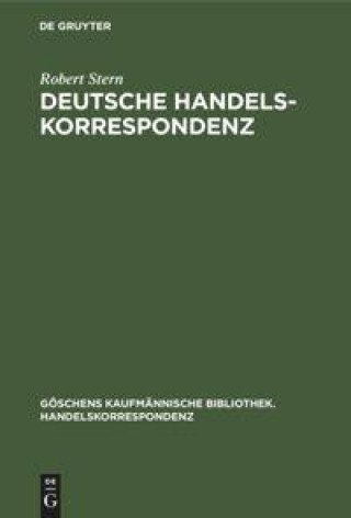 Kniha Deutsche Handelskorrespondenz 