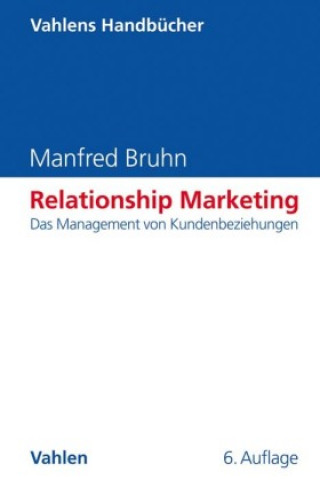 Libro Relationship Marketing Manfred Bruhn