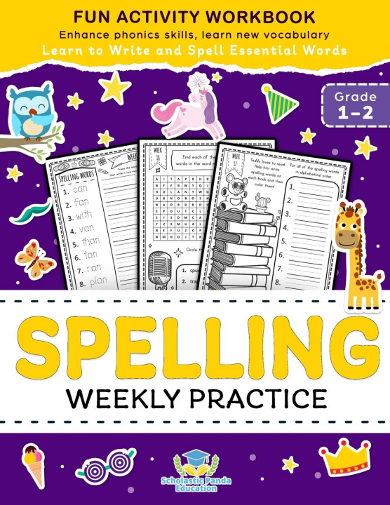 Carte Spelling Weekly Practice for 1st 2nd Grade 