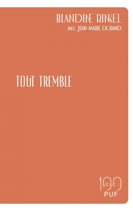 Boek Tout tremble Rinkel