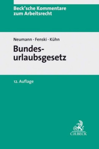Book Bundesurlaubsgesetz Martin Fenski