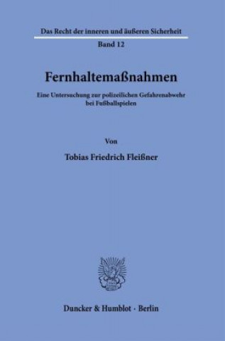 Libro Fernhaltemaßnahmen. 