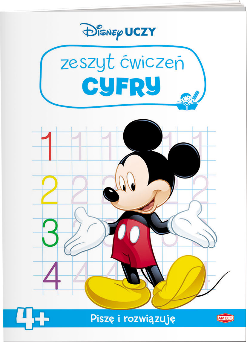 Knjiga Disney uczy Miki Zeszyt ćwiczeń Liczby UDZ-9302 Opracowania Zbiorowe