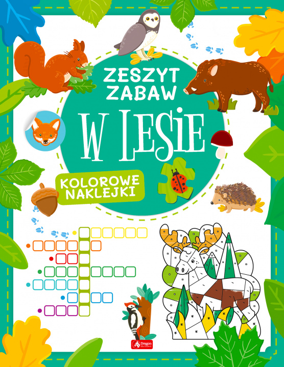 Knjiga W lesie. Zeszyt zabawy Justyna Tkocz