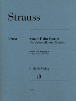 Livre Strauss, Richard - Violoncellosonate F-dur op. 6 Peter Jost