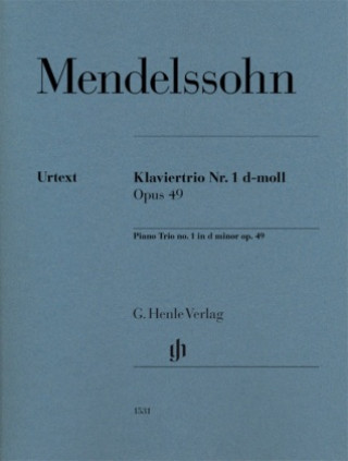 Kniha Mendelssohn Bartholdy, Felix - Klaviertrio Nr. 1 d-moll op. 49 Ernst Herttrich