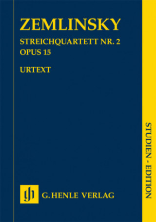 Kniha String Quartet no. 2 op. 15 Dominik Rahmer