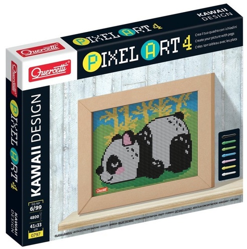 Igra/Igračka Pixel Art 4 Kawaii Panda 