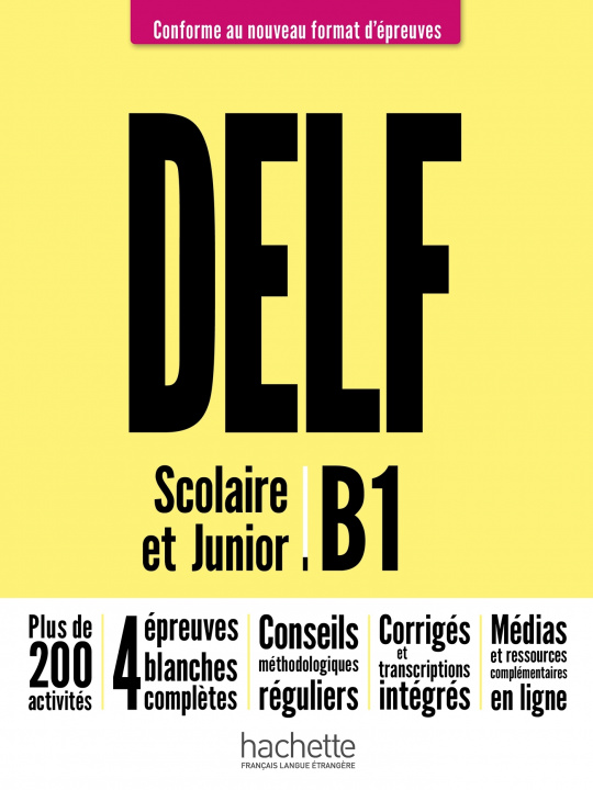 Книга DELF junior/scolaire B1 + audio en téléchargement Nouveau format d'épreuves Pascal BIRAS