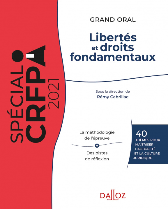 Kniha Libertés et droits fondamentaux 2021. 27e éd. - 40 thèmes pour maîtriser l'actualité et la culture j 