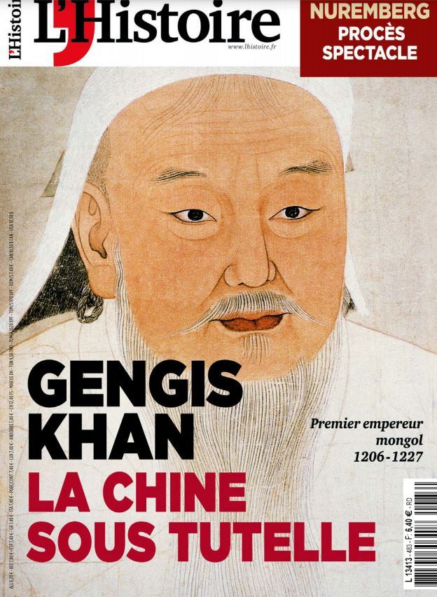 Carte LÂ'Histoire n°483 - Gengis Khan, la Chine sous tutelle - Mai 2021 collegium