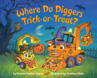 Carte Where Do Diggers Trick-or-Treat? Sayres