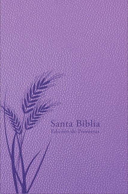 Книга Santa Biblia de Promesas Reina-Valera 1960 / Tama?o Manual / Letra Grande / Piel Especial Con Índice / Lavanda // Spanish Promise Bible Rvr60 / Handy 