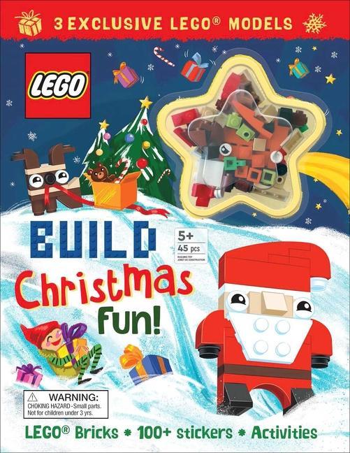 Книга Lego Iconic: Build Christmas Fun! [With 100+ Stickers and Minifigure] 