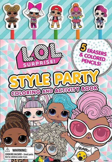 Книга L.O.L. Surprise!: Style Party: Coloring and Activity Book 