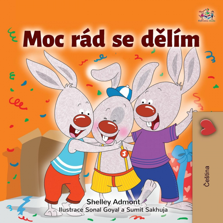 Könyv I Love to Share (Czech Children's Book) Kidkiddos Books