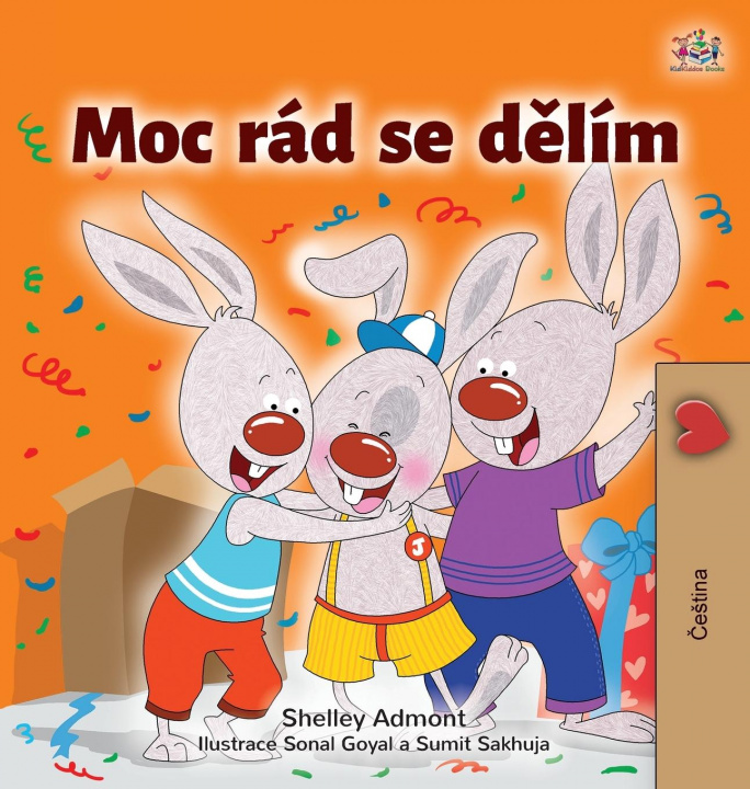 Kniha I Love to Share (Czech Children's Book) Kidkiddos Books