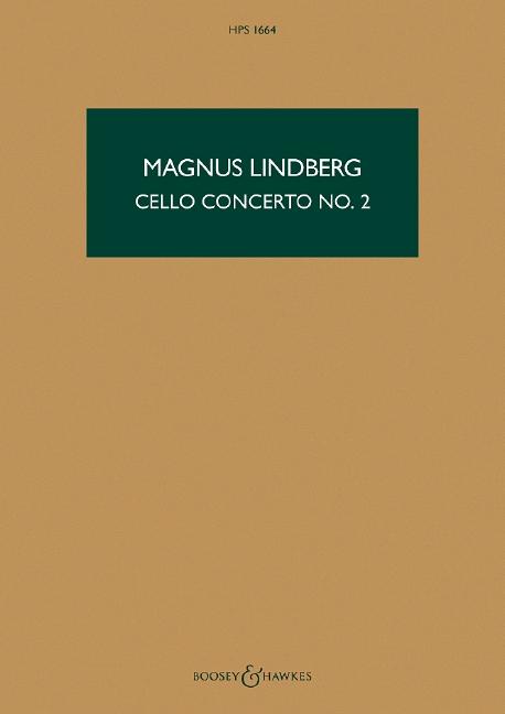 Carte Cello Concerto No. 2: Cello and Orchestra Study Score 
