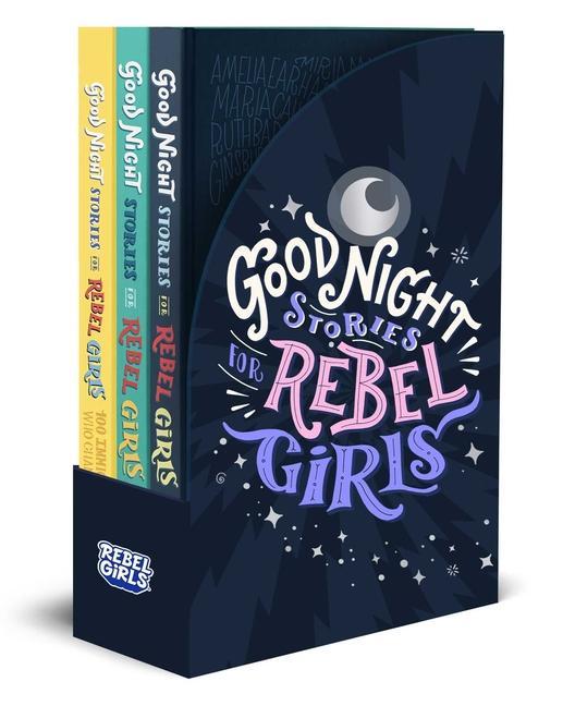 Książka Good Night Stories for Rebel Girls 3-Book Gift Set Francesca Cavallo