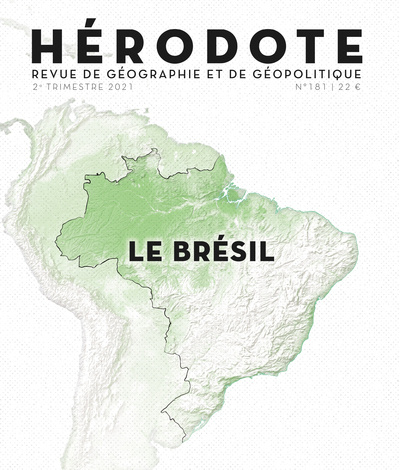 Knjiga Hérodote numéro 181 - Le Brésil Revue Hérodote
