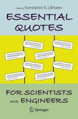Kniha Essential Quotes for Scientists and Engineers 
