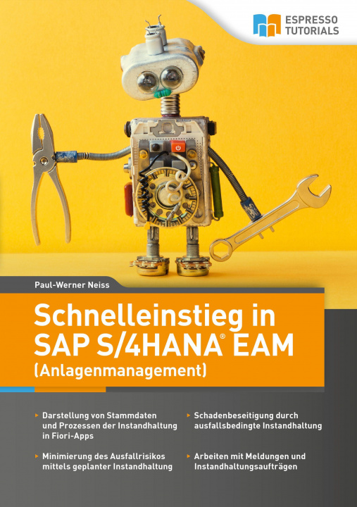 Carte Schnelleinstieg in SAP S/4HANA EAM (Anlagenmanagement) 