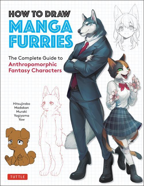 Книга How to Draw Manga Furries Hitsujirobo