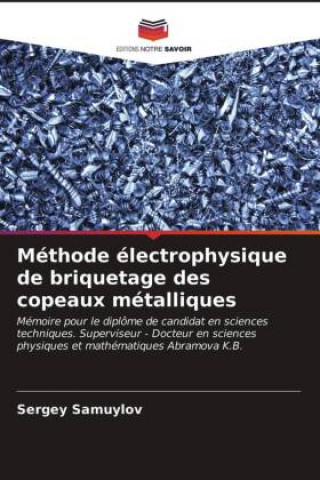 Könyv Methode electrophysique de briquetage des copeaux metalliques 
