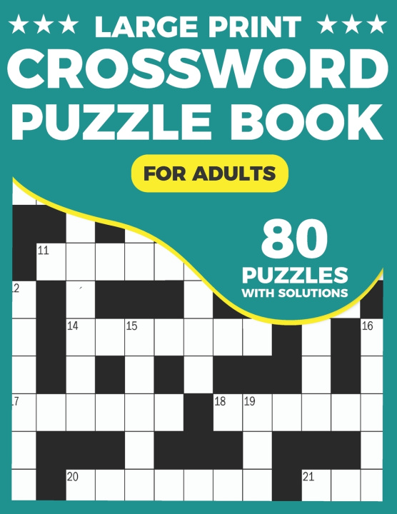 Βιβλίο Crossword Puzzle Book For Adults Publication PeterPuzzle Publication