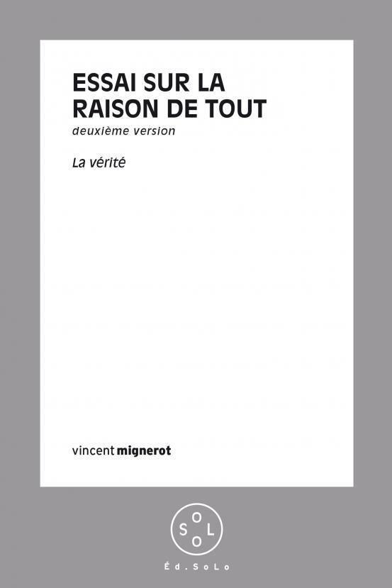 Buch Essai sur la raison de tout Mignerot