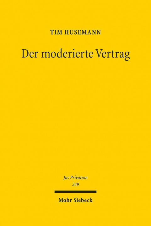 Kniha Der moderierte Vertrag 
