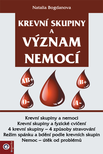 Knjiga Krevní skupiny a význam nemoci Natalia Bogdanova