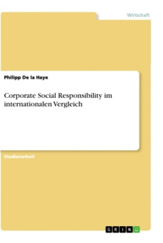 Kniha Corporate Social Responsibility im internationalen Vergleich 