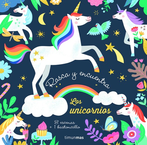 Könyv Rasca y encuentra. Los unicornios AURORE MEYER