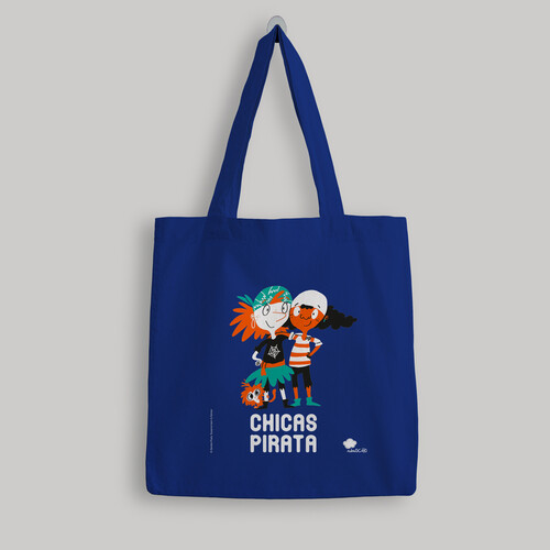 Kniha Bolsa de tela 'Chicas Pirata' - color azul GOMEZ