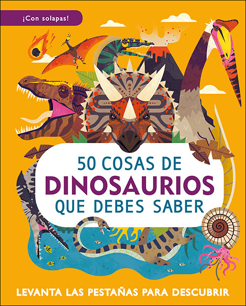 Kniha 50 cosas de dinosaurios que debes saber WILLIAM PETTY