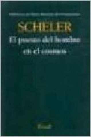 Buch El puesto del hombre en el cosmos MAX SCHELER