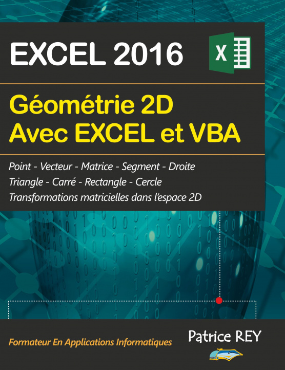Книга Geometrie 2D avec EXCEL 2016 et VBA 