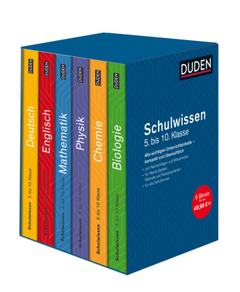 Könyv Duden Schulwissen 5. bis 10. Klasse 5 Bände 