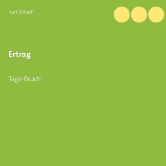 Knjiga Ertrag Kurt Scharf