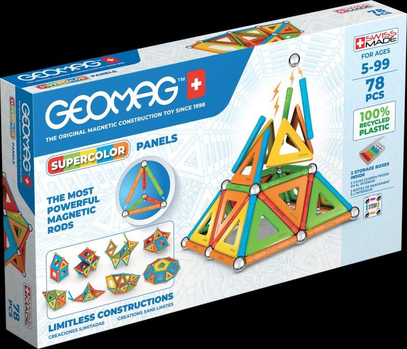 Joc / Jucărie Geomag Supercolor - Panels 78 dílků 
