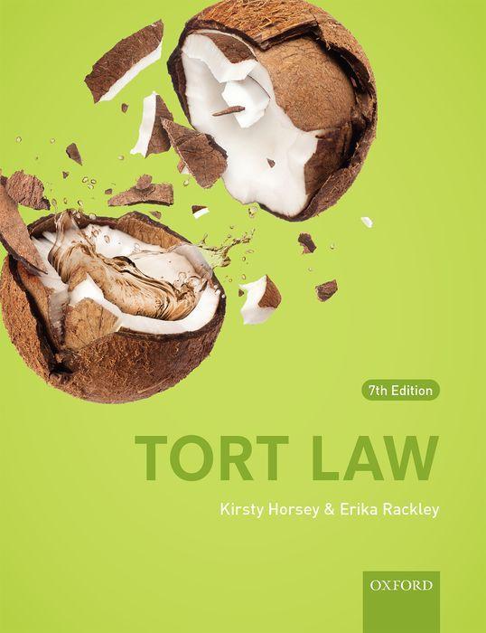 Kniha Tort Law 