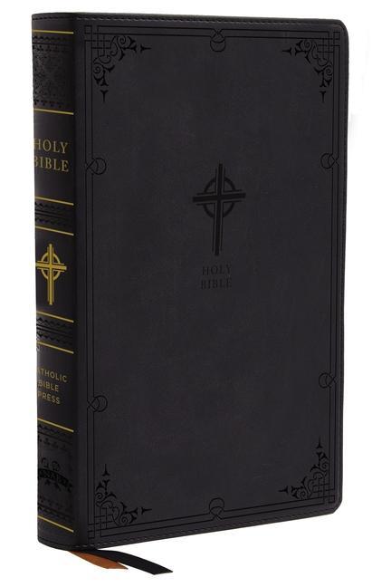 Carte NABRE, New American Bible, Revised Edition, Catholic Bible, Large Print Edition, Leathersoft, Black, Thumb Indexed, Comfort Print Catholic Bible Press