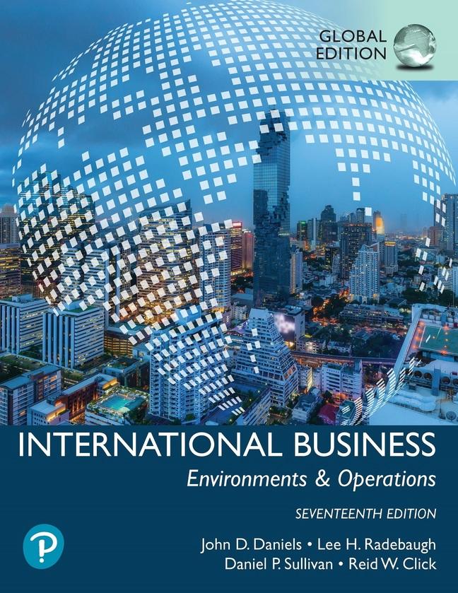 Kniha International Business, Global Edition John Daniels