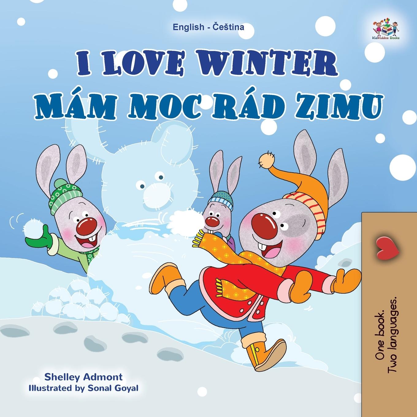 Book I Love Winter (English Czech Bilingual Book for Kids) Kidkiddos Books